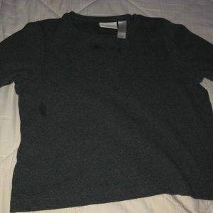 cropped long sleeve
